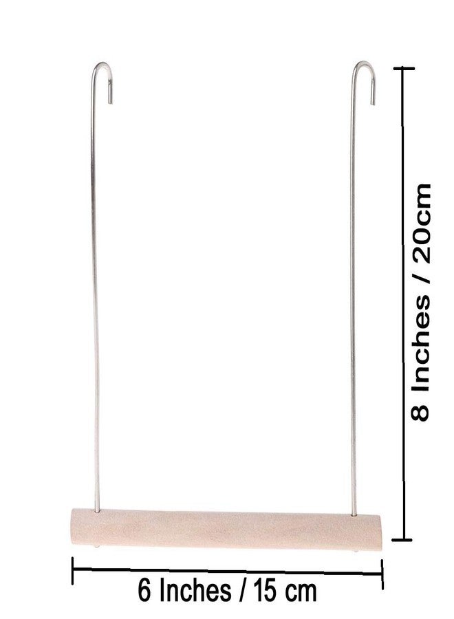 Western Era Joyful Perch Swing Toy Cage Hanging Platform, Climbing, Exercise Perch for Birds (Large) - Image 2